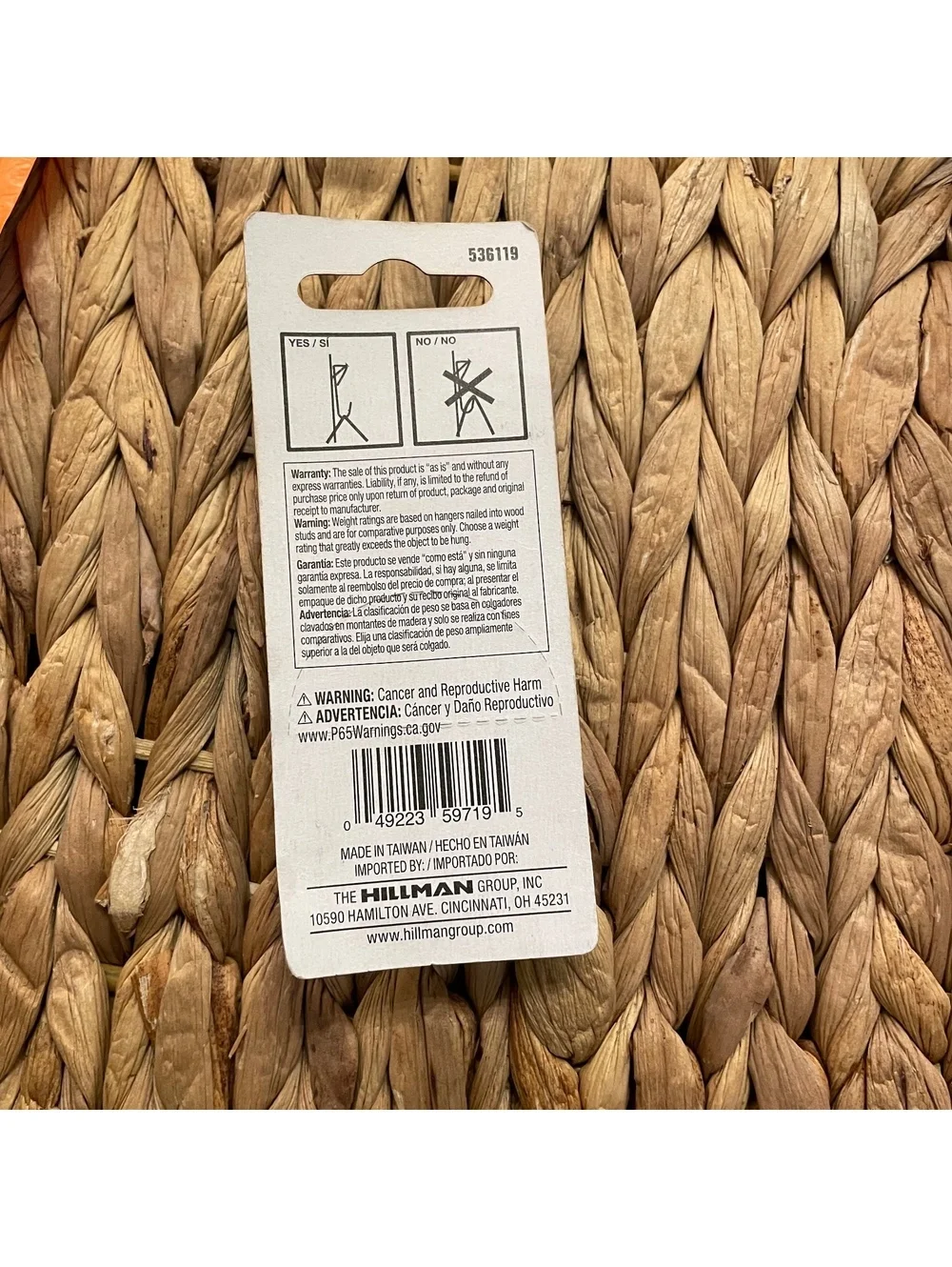 ✅Hillman Picture Hangers 10 lb 8 Piece #️⃣703